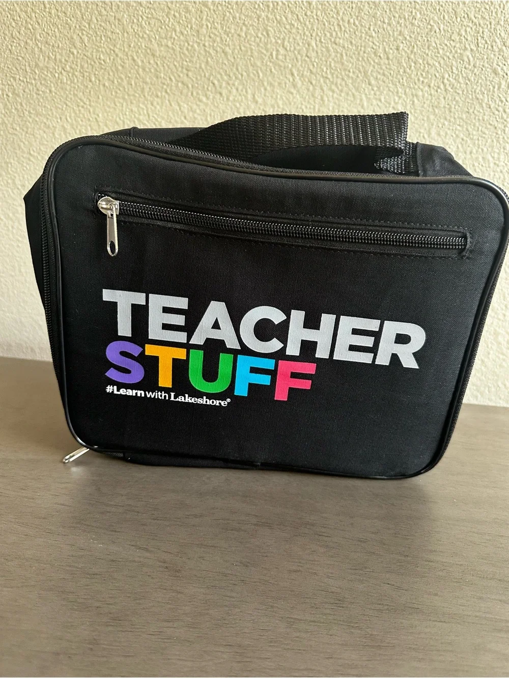 New•Lakeshore Learning Teacher Stuff Lunch Bag.